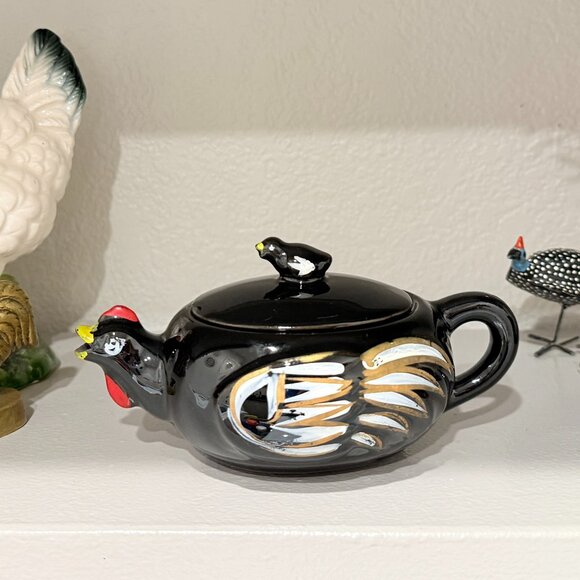 Vintage Redware Chicken Creamer - Picture 8 of 16